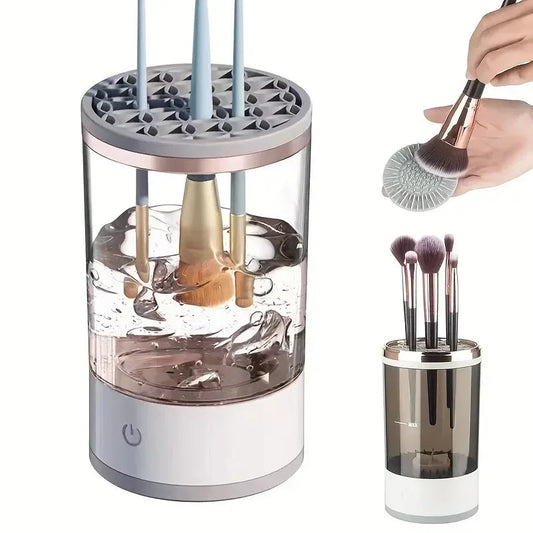 SparkleClean Makeup Brush Wizard