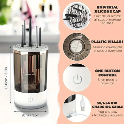 SparkleClean Makeup Brush Wizard